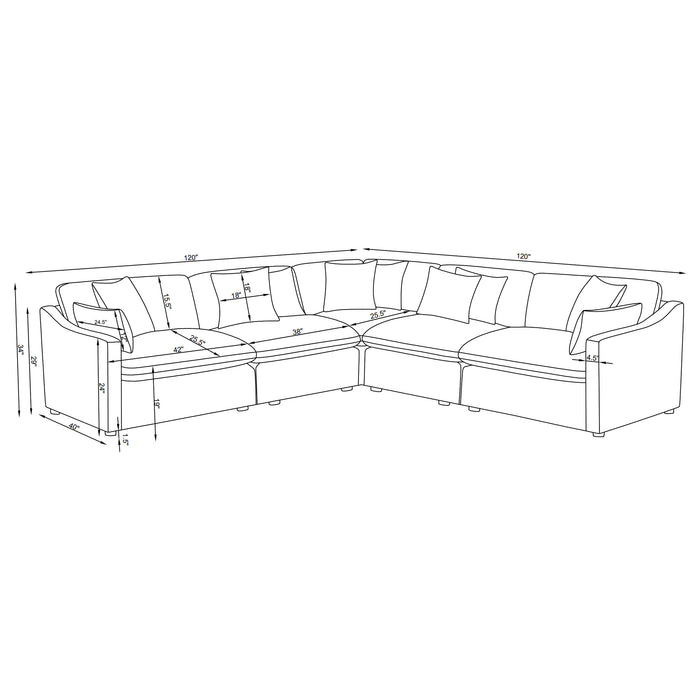 Hobson Sectionals 9 - National Warehouse Furniture (Buffalo, NY)