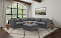 Hobson 6-piece Upholstered Modular Sectional Sofa Charcoal - National Warehouse Furniture (Buffalo, NY)