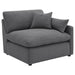 Hobson 6-piece Upholstered Modular Sectional Sofa Charcoal - National Warehouse Furniture (Buffalo, NY)
