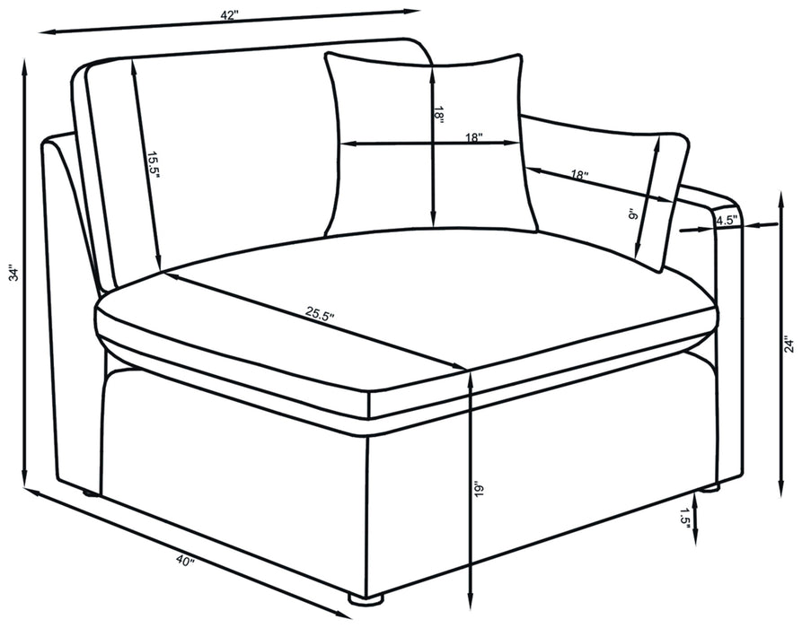 Hobson Modular Sectionals 8 - National Warehouse Furniture (Buffalo, NY)