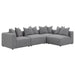 Jennifer Upholstered Corner Chair - National Warehouse Furniture (Buffalo, NY)