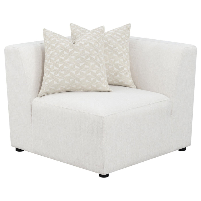 Freddie Upholstered Corner Chair Pearl - National Warehouse Furniture (Buffalo, NY)