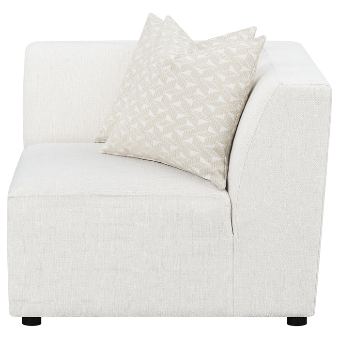 Freddie Upholstered Corner Chair Pearl - National Warehouse Furniture (Buffalo, NY)