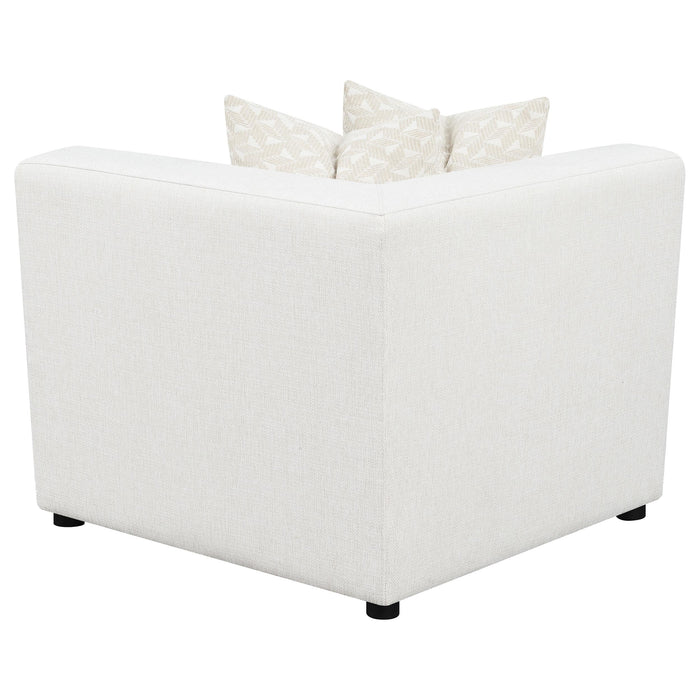 Freddie Upholstered Corner Chair Pearl - National Warehouse Furniture (Buffalo, NY)