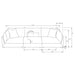 Sasha Stationary Sofas - National Warehouse Furniture (Buffalo, NY)