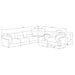 Sasha 6 Piece Sectionals - National Warehouse Furniture (Buffalo, NY)