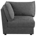 Sasha Upholstered Corner Chair Barely Black - National Warehouse Furniture (Buffalo, NY)