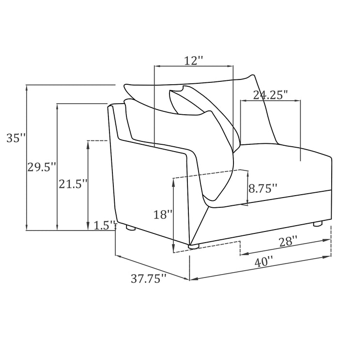 Sasha Sectionals 4 - National Warehouse Furniture (Buffalo, NY)