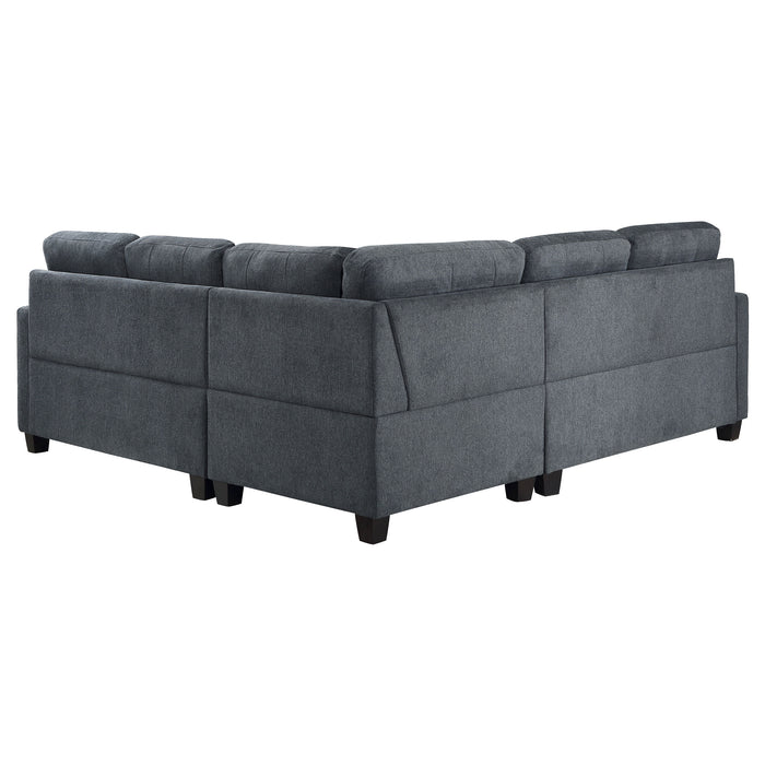 Georgina 5 Pc Stationary Sectionals Grey - National Warehouse Furniture (Buffalo, NY)