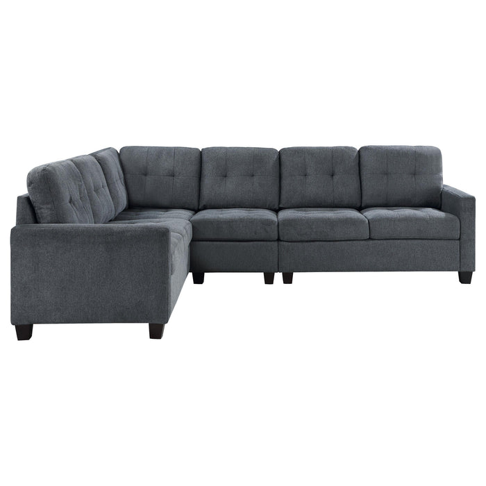 Georgina 4-piece Upholstered Modular Sectional Sofa Beige - National Warehouse Furniture (Buffalo, NY)