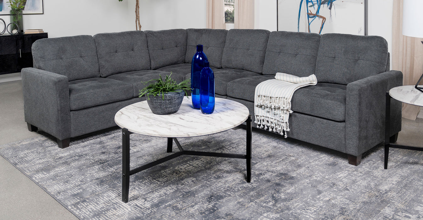 Georgina Sectional Loveseat - National Warehouse Furniture (Buffalo, NY)