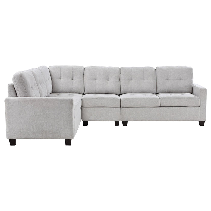 Georgina 4-piece Upholstered Modular Sectional Sofa Beige - National Warehouse Furniture (Buffalo, NY)