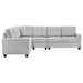 Georgina 4-piece Upholstered Modular Sectional Sofa Beige - National Warehouse Furniture (Buffalo, NY)