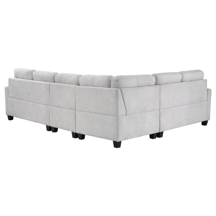 Georgina 4-piece Upholstered Modular Sectional Sofa Beige - National Warehouse Furniture (Buffalo, NY)