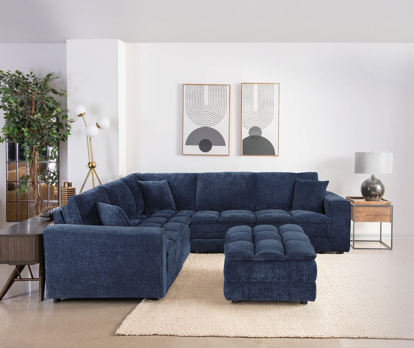 Atlantic Blue Sectionals - National Warehouse Furniture (Buffalo, NY)