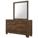 Crown Mark Millie Mirror in Brown Cherry - National Warehouse Furniture (Buffalo, NY)