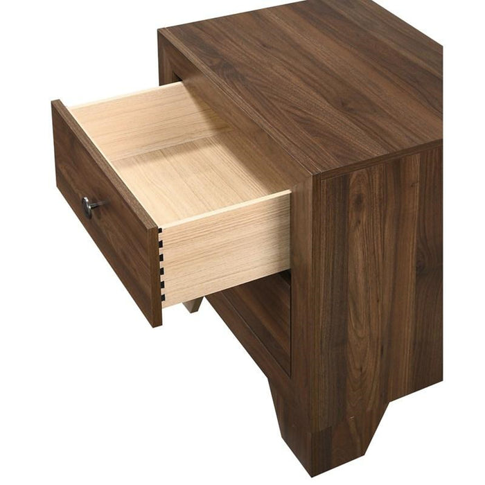 Crown Mark Millie Nightstand in Brown Cherry - National Warehouse Furniture (Buffalo, NY)