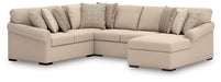 LadyMae Sectional with Chaise - National Warehouse Furniture (Buffalo, NY)