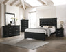Crown Mark Amalia Full Panel Bed in Black B6918-F image