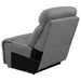 Higgins Upholstered Armless Chair Grey - National Warehouse Furniture (Buffalo, NY)