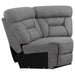 Higgins Upholstered Wedge Grey - National Warehouse Furniture (Buffalo, NY)