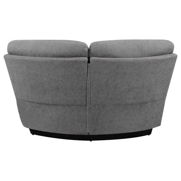 Higgins Upholstered Wedge Grey - National Warehouse Furniture (Buffalo, NY)