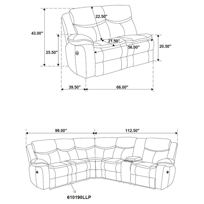 Sycamore Reclining Sectionals - National Warehouse Furniture (Buffalo, NY)