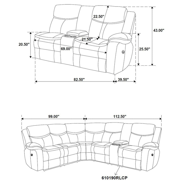 Sycamore Reclining Sectionals - National Warehouse Furniture (Buffalo, NY)