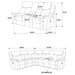Sycamore Reclining Sectionals - National Warehouse Furniture (Buffalo, NY)