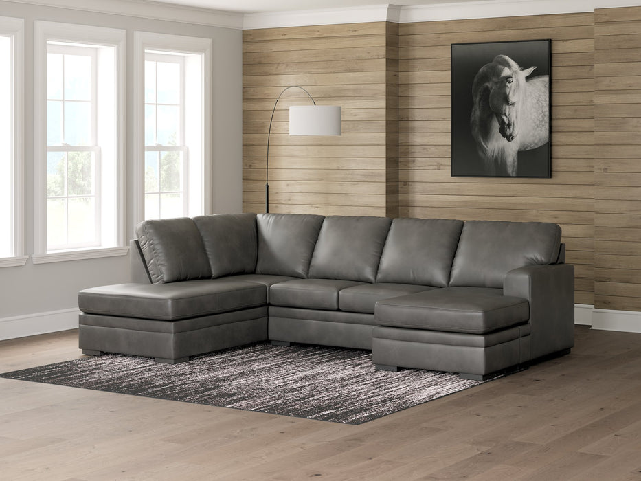 Lofton-Pike Sectional with Chaise - National Warehouse Furniture (Buffalo, NY)