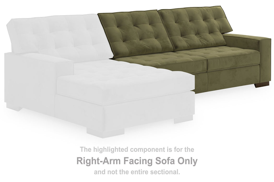 Caspian-Town Sectional with Chaise