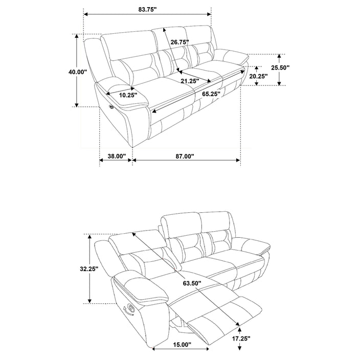 Greer Reclining 3 Pc Sets - National Warehouse Furniture (Buffalo, NY)