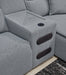 ModMax II Reclining Sectional with Chaise and Audio Console - National Warehouse Furniture (Buffalo, NY)