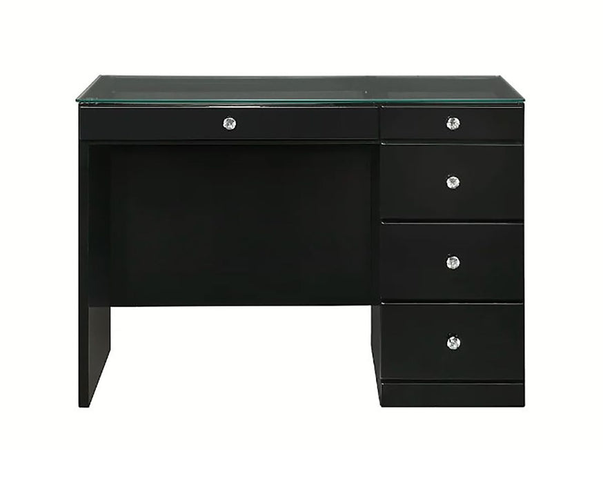 Crown Mark Furniture Morgan Vanity in Black B4851BK - National Warehouse Furniture (Buffalo, NY)