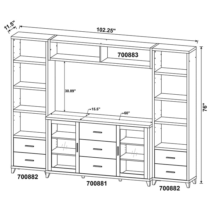 Lewes Entertainment Centers - National Warehouse Furniture (Buffalo, NY)