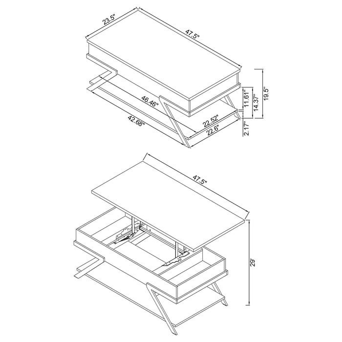 Marcia Coffee Table Sets - National Warehouse Furniture (Buffalo, NY)