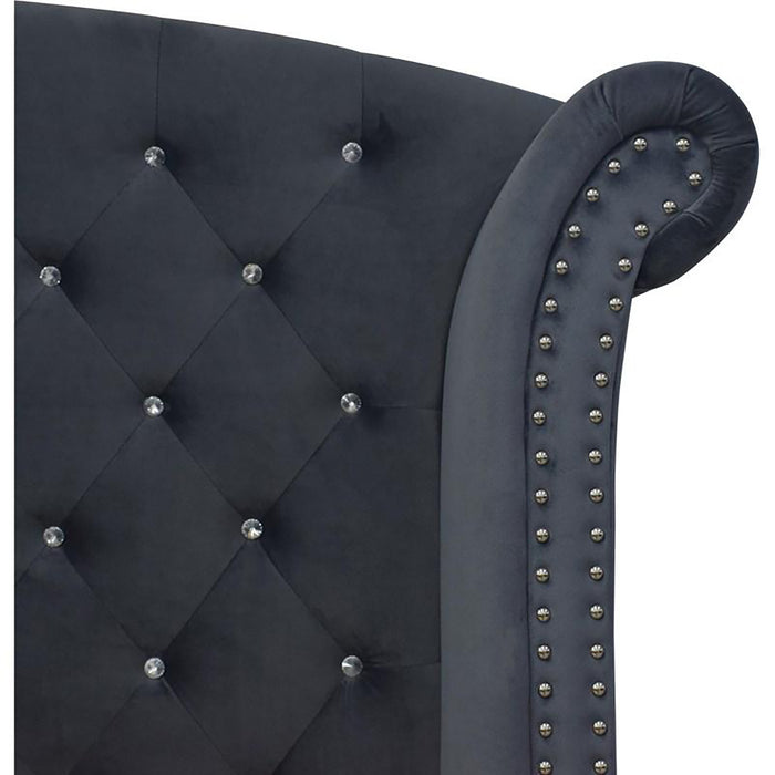 Crown Mark Furniture Lucinda Queen Upholstered Panel Bed in Gray B9260-Q - National Warehouse Furniture (Buffalo, NY)