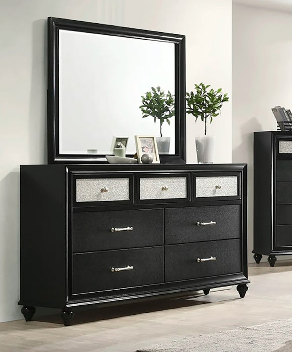 Crown Mark Furniture Lila 7 Drawer Dresser in Black - National Warehouse Furniture (Buffalo, NY)
