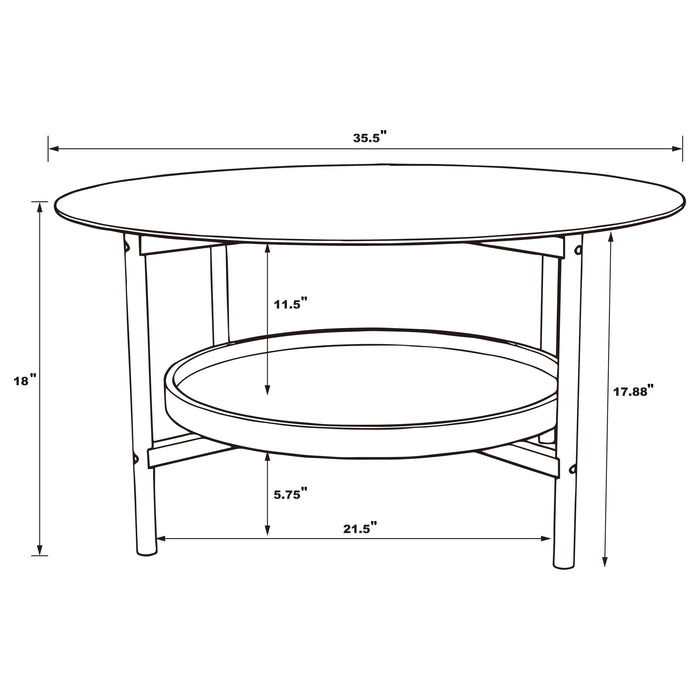 Delfin Coffee Table Sets - National Warehouse Furniture (Buffalo, NY)