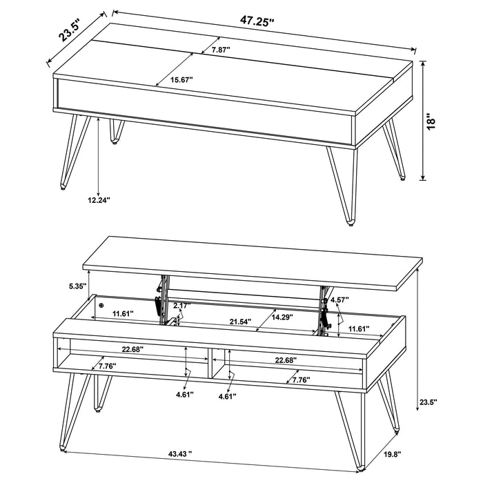 Fanning Coffee Table Sets - National Warehouse Furniture (Buffalo, NY)