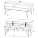Fanning Coffee Table Sets - National Warehouse Furniture (Buffalo, NY)