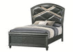 Crown Mark Furniture Adira Queen Upholstered Panel Bed in Silver B7880-Q image