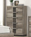 Crown Mark Furniture Rangley 5 Drawer Chest in Brown - National Warehouse Furniture (Buffalo, NY)