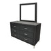 Crown Mark Furniture Lucinda Dresser Mirror in Black - National Warehouse Furniture (Buffalo, NY)
