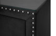 Crown Mark Furniture Lucinda 2 Drawer Nightstand in Black - National Warehouse Furniture (Buffalo, NY)