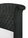 Crown Mark Furniture Lucinda Queen Upholstered Panel Bed in Black B9265-Q - National Warehouse Furniture (Buffalo, NY)
