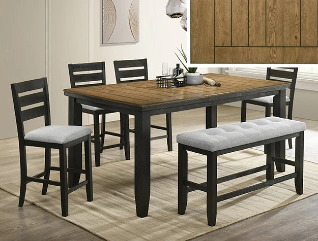 Bardstown Counter Height Bench Wheat Charcoal