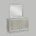 Crown Mark Furniture Cristian 6 Drawer Dresser in Beige - National Warehouse Furniture (Buffalo, NY)