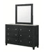 Crown Mark Furniture Cadence 6 Drawer Dresser in Black - National Warehouse Furniture (Buffalo, NY)