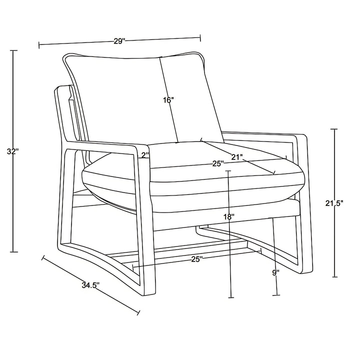 Geneva Accent Chairs White